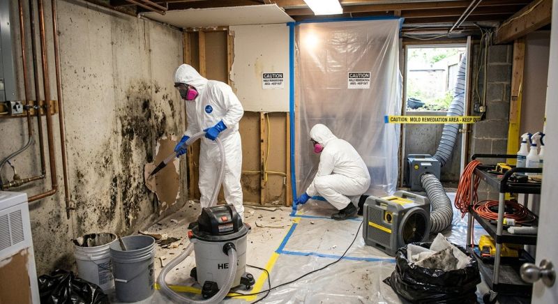 Basement Mold Removal in Frisco, TX