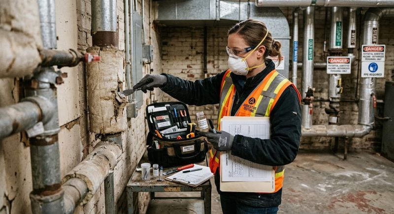Ceiling Asbestos Testing in Morris County, NJ