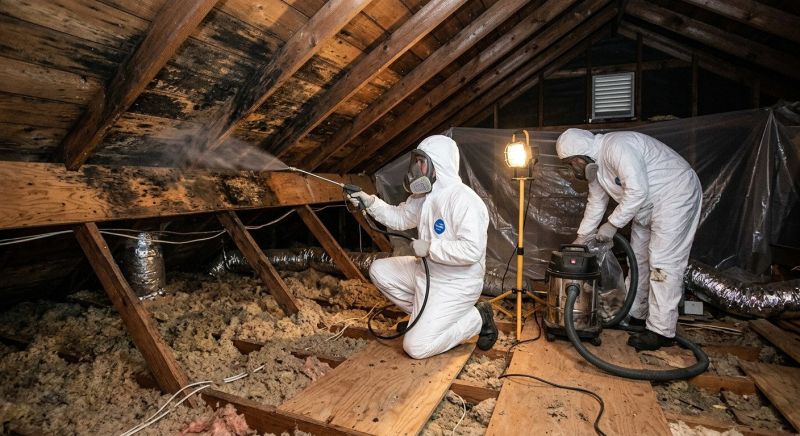Attic Mold Removal in Frisco, TX