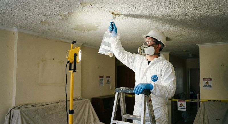 Ceiling Asbestos Testing in Freehold, NJ