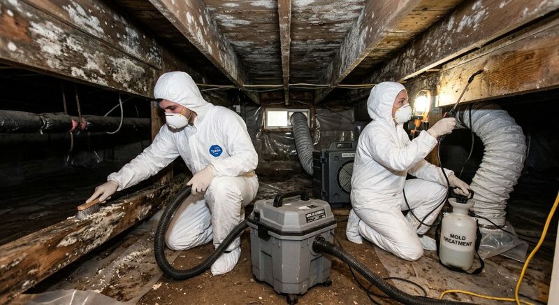 Crawlspace Mold Remediation in Frisco, TX